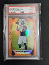 2017 Panini Prizm Deshaun Watson RC /275 Orange #279 ROOKIE PSA 10 MINT WOW 🔥🔥