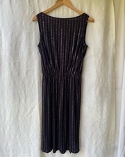 Marc Jacobs Bateau Neckline dress with Iridescent Pinstriped Glitter