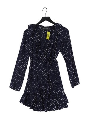 Realisation Wickel Midi Kleid M in Blau