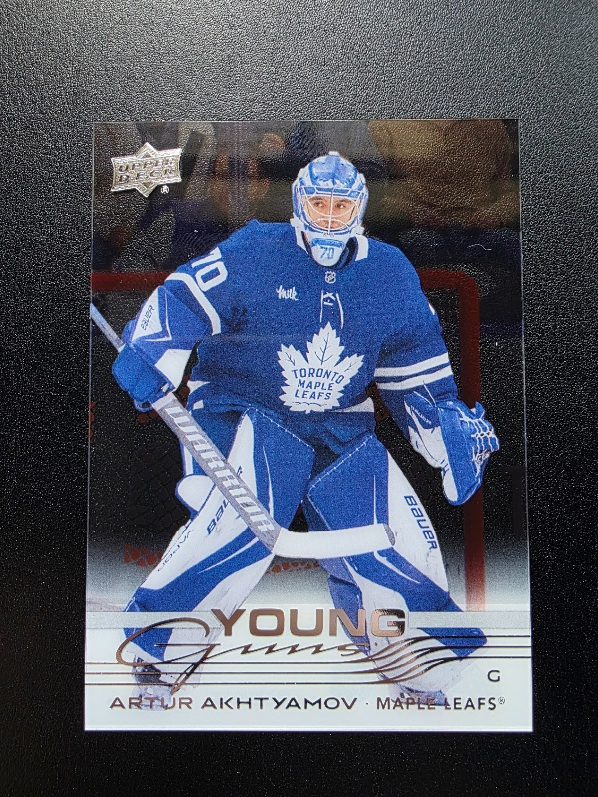 2025-26 Upper Deck Hockey Artur Akhtyamov Young Guns Clear Cut 