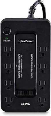 ST425 Standby UPS Battery Backup & Surge Protector 425VA/260W 8 Outlets Compact