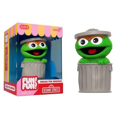 Super7 Sesamstraße Spaß! Spaß! Wave 01 OSCAR THE GROUGH Actionfigur 2025