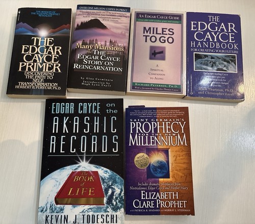 Edgar Cayce Lot Akashic Records Reincarnation Prophecy Primer 6 Books