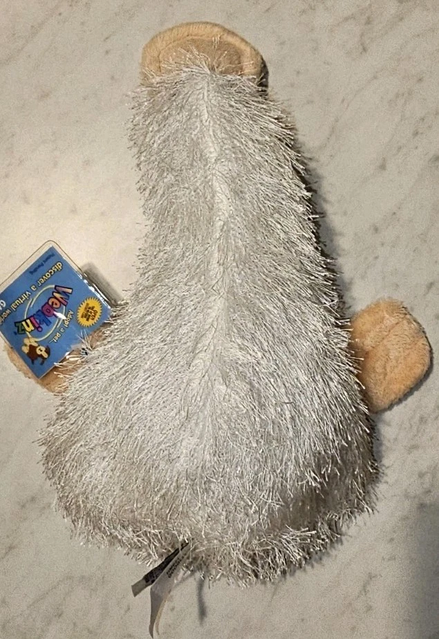 HM208 Ganz Webkinz - White Googles - 12" Plush Stuffed Platypus - New With Tags - Image 4 of 4