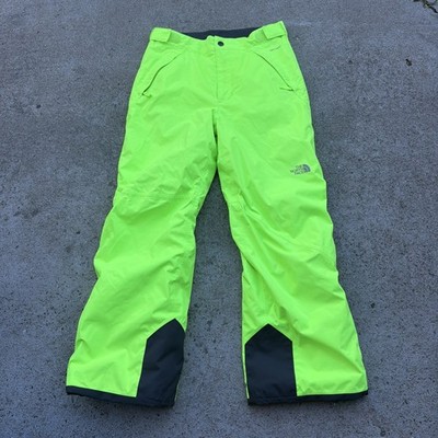 The North Face Neon Yellow Insulated EZ Grown Dryvent Snow Pants