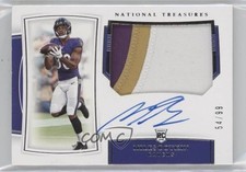 2019 Panini National Treasures Rookie 54/99 Miles Boykin #188 Patch Auto 3c4