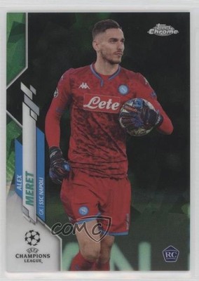 2019 Chrome UEFA Champions League Sapphire Green 73/75 Alex Meret Rookie RC pe8