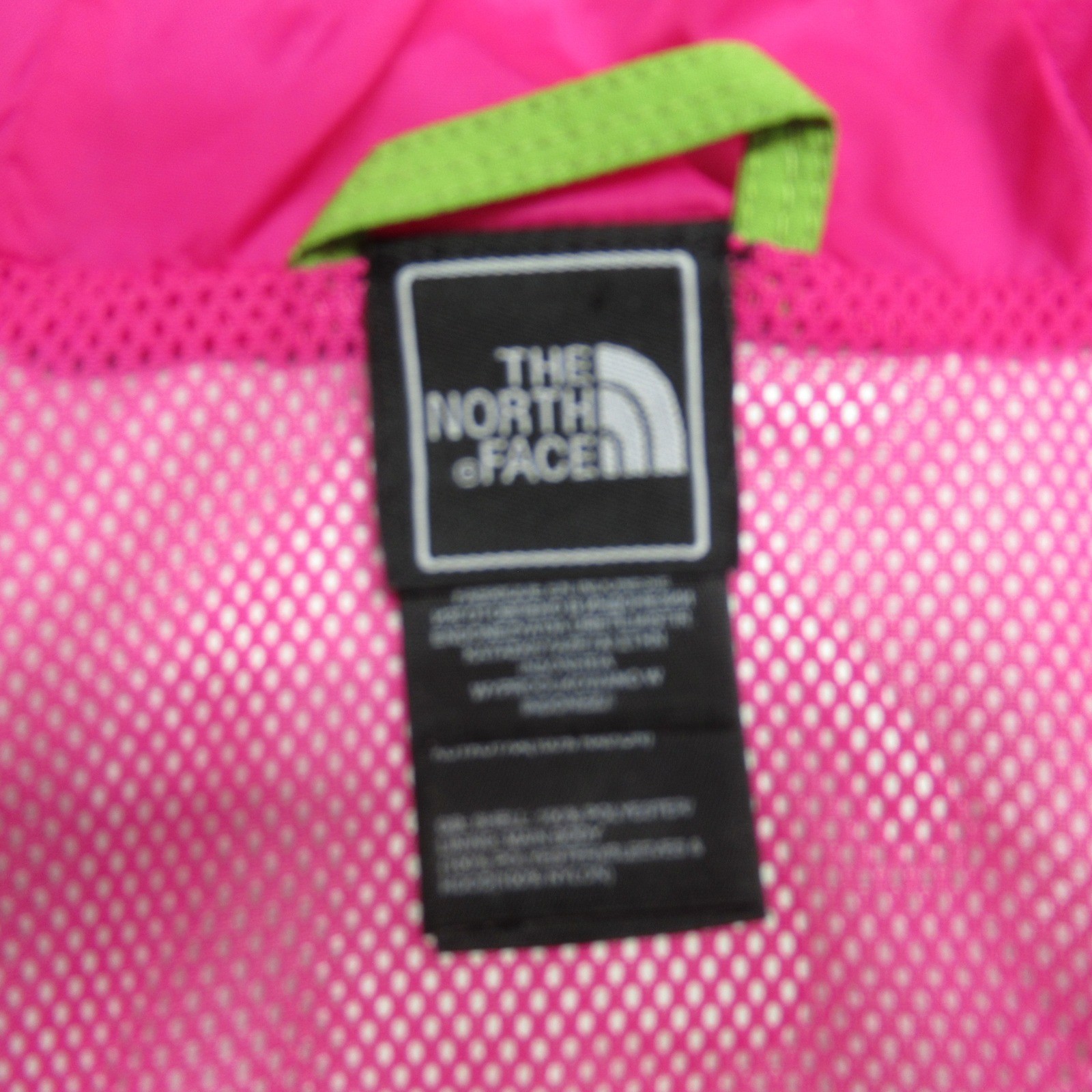 North Face Jacket Girls Medium 10/12 Green Hooded Pockets Waterproof 3in1 Shell thumbnail 4