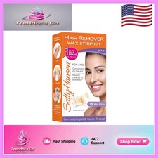 Face Wax Strips for Smooth Skin - 18 Count, Ideal for All Skin Types