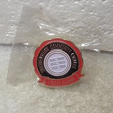 Southeastern Community College Legacy Alumni Pinback Button Red Black