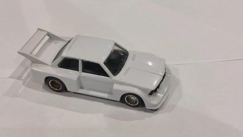 BMW 3.20 RACING 1980 1/43 LUSSO TOYS BLANC - Photo 4/4