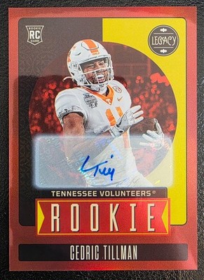 Cedric Tillman 2023 Panini Legacy Rookie RC Auto Premium Edition Bronze #193 /50