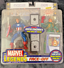 Captain America Vs. Red Skull Marvel Legends Face-Off Figures 2006 Toybiz NIB