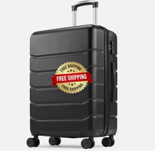 Maleta de Mano 20", Duro ABS, Ruedas Doble Spinner, Ligera con Candado TSA