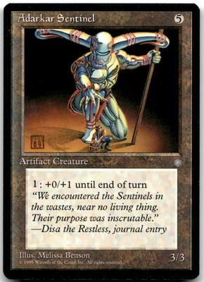 MTG Adarkar Sentinel Ice Age ICE #306 uncommon LP FILL YOUR SET!! Vintage Magic