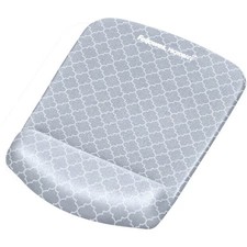 Fellowes 9549701 Mouse Pad, Gray/White