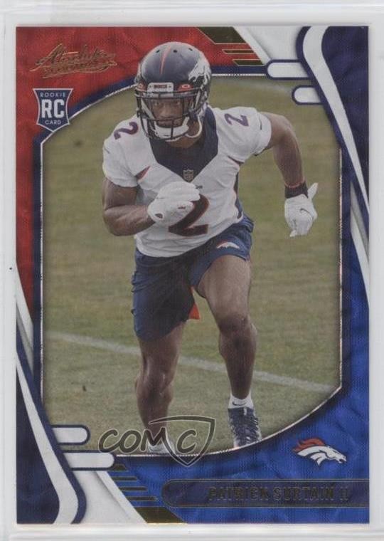 2021 Absolute Red White & Blue Kaleidoscope Patrick Surtain II Rookie RC 0c6
