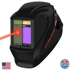 Trqwh Laser Auto Darkening Welding Helmet Od10 190Nm-450Nm900Nm-1100Nm Large