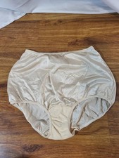 Vintage Olga Panties Size 6 Fashion Scoop Beige Style 891 High Waist Nylon