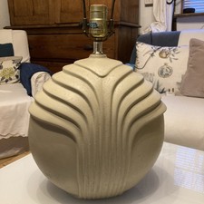 Large Vintage Art Deco Style Lamp With It’s Original Brass Shade Support.