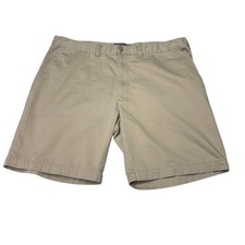 Vintage Polo Ralph Lauren Prospect Short Khaki Mens Size 40 Cotton Flat Front