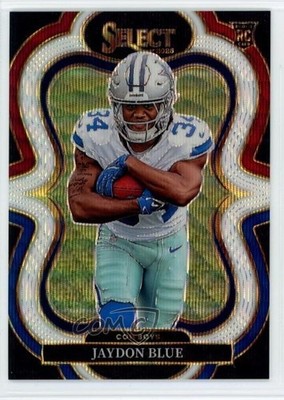 2025 Panini Select Suite Level Tri-Color Prizm /199 Jaydon Blue Rookie RC 14mf