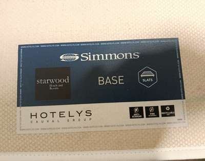 Simmons HOTELYS Starwood Taschenfederkern-Matratze 90x200 H2 600 Federn