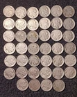 40 Buffalo Nickels,  Cleaned,  Cull, Partial Dates  Circulated Pictures Of Coins