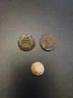 Dug Civil War Confederate South and North Carolina Buttons  and minnie ball.