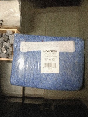 Winco MOP32 32 Oz Blue Looped End Mop Head,    9117