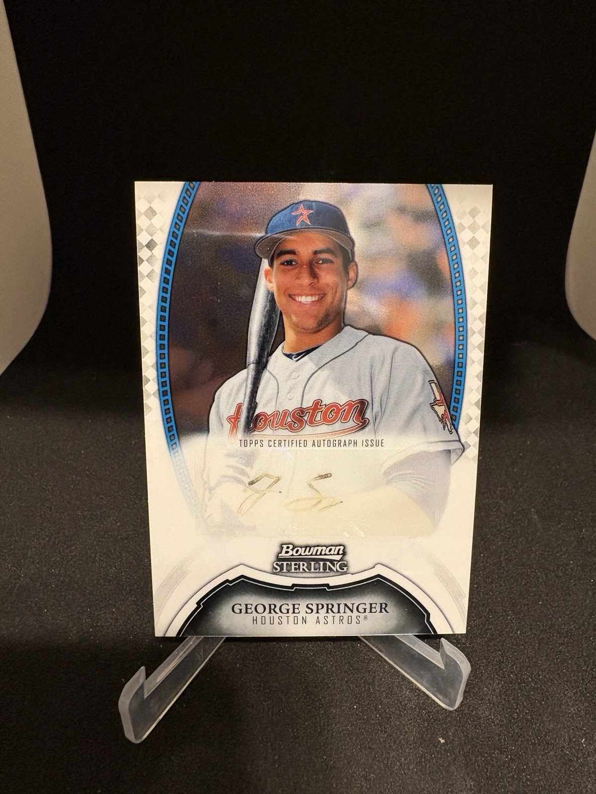 2011 Bowman Sterling George Springer Auto BSP-GS Toronto Blue Jays (auto faded)