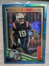 Joe Milton 2025 Score Blue Stars /499