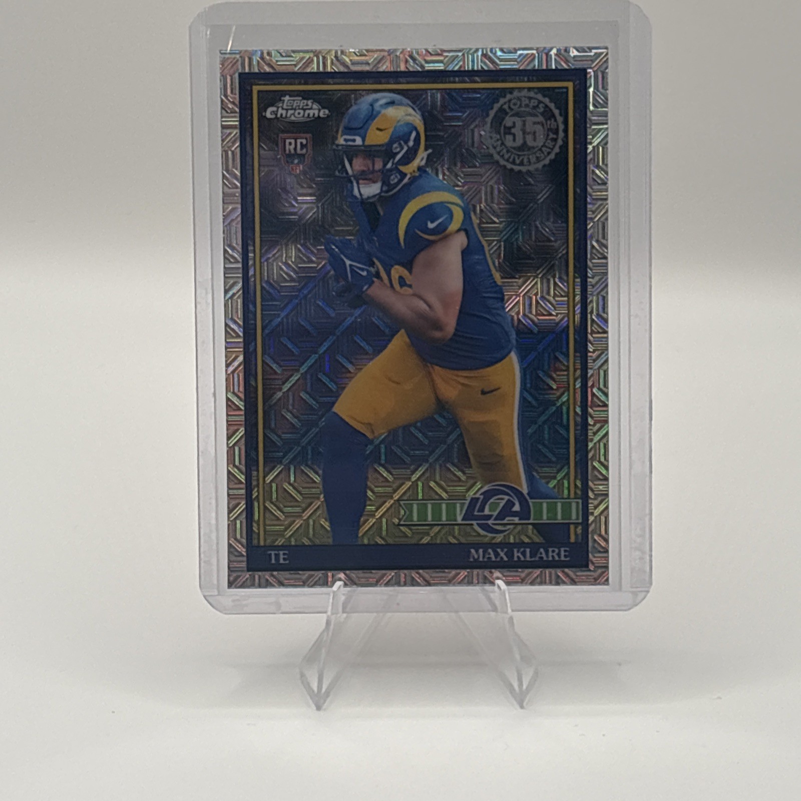 Max Klare 2026 Topps Flagship Mojo Rookie RC #91TRC-41 Rams