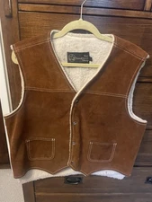 Men’s Sears The Leather Shop Vintage Suede Vest