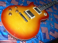 SUPERB LEFT HAND HARLEY BENTON SC450 ANTIQUE CHERRY BURST , FULLY SET UP.