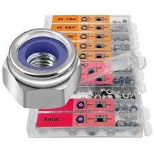 Lock Nut Assortment Metric and Imperial Hardware Set