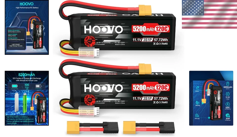 Durable 3S LiPo Battery Softcase 5200mAh with Safe Charging for RC Models - Image 2 of 4