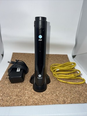 AT&T Motorola NVG510 4-Port Modem & WiFi Router for DSL with Power Adapter