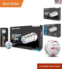 SpeedSoft Golf Balls, Maximum Distance with Ultra-Soft Feel, Perfect for Off ...