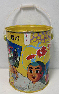 Vintage Moringa Ikkyu-san 4.5'' Candy Tin Can