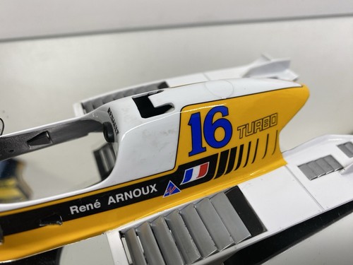 EXOTO 97091 RENAULT RE-20 TURBO F1 FRANCE GP 1980 #16 ARNOUX -1:18- GOOD IN BOX - Imagen 7 de 16