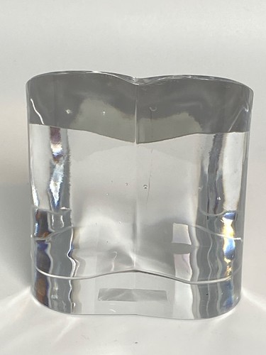 The Toscany Collection Clear Leaded Crystal Heart Paperweight - Picture 5 of 6