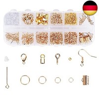 Schmuckherstellung Set, 800 StüCke Schmuck Basteln ZubehöR Starter Kit Mit Sprun