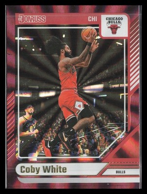 Coby White 2024-25 Donruss #17 International Holo Maroon Laser