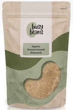 Organic Ground Flaxseed (1kg) | Organic Milled Linseed | High Fibre | Omega 3 S