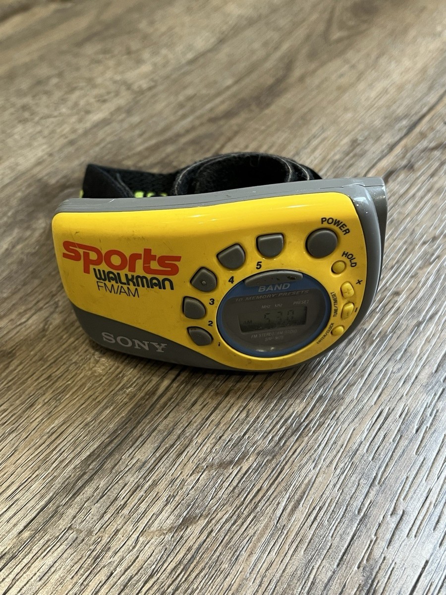 SONY AM/FMラジオ SWバンド選択機能付き SONY WALKMAN SRF-M78 FM AM Sports Radio Wrist Arm Band Strap Works