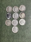 10 diff Roosevelt Dimes Silver Lot 1948-S-64-D