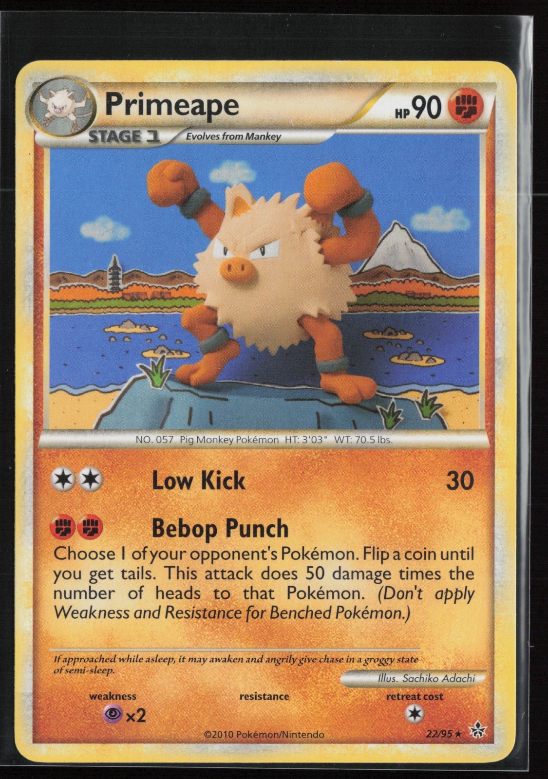 Primeape 22/95 - Unleashed PTCG - LP