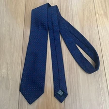 CHANEL Tie Dot Coco Mark Pattern Silk Necktie Men Fashion Accessories No Box 