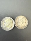 2 Of The 1949 Roosevelt Silver dime